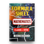 11th Maths Formula Sheet