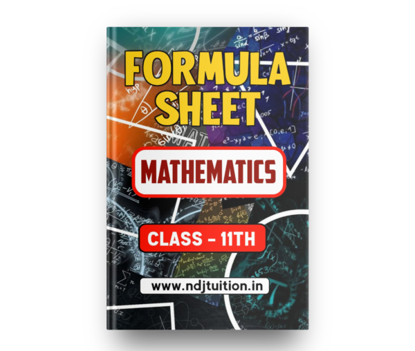 11th Maths Formula Sheet