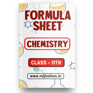11th Chemistry Formula Sheet