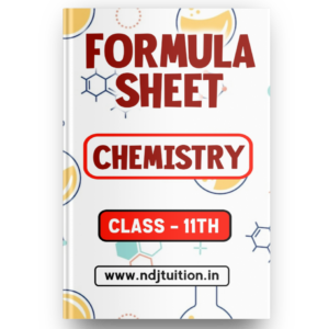 11th Chemistry Formula Sheet