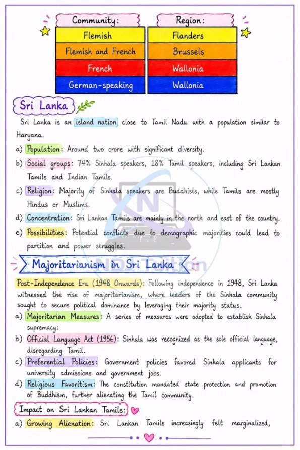 10 Social Science Colourful Handwritten Notes - Image 5