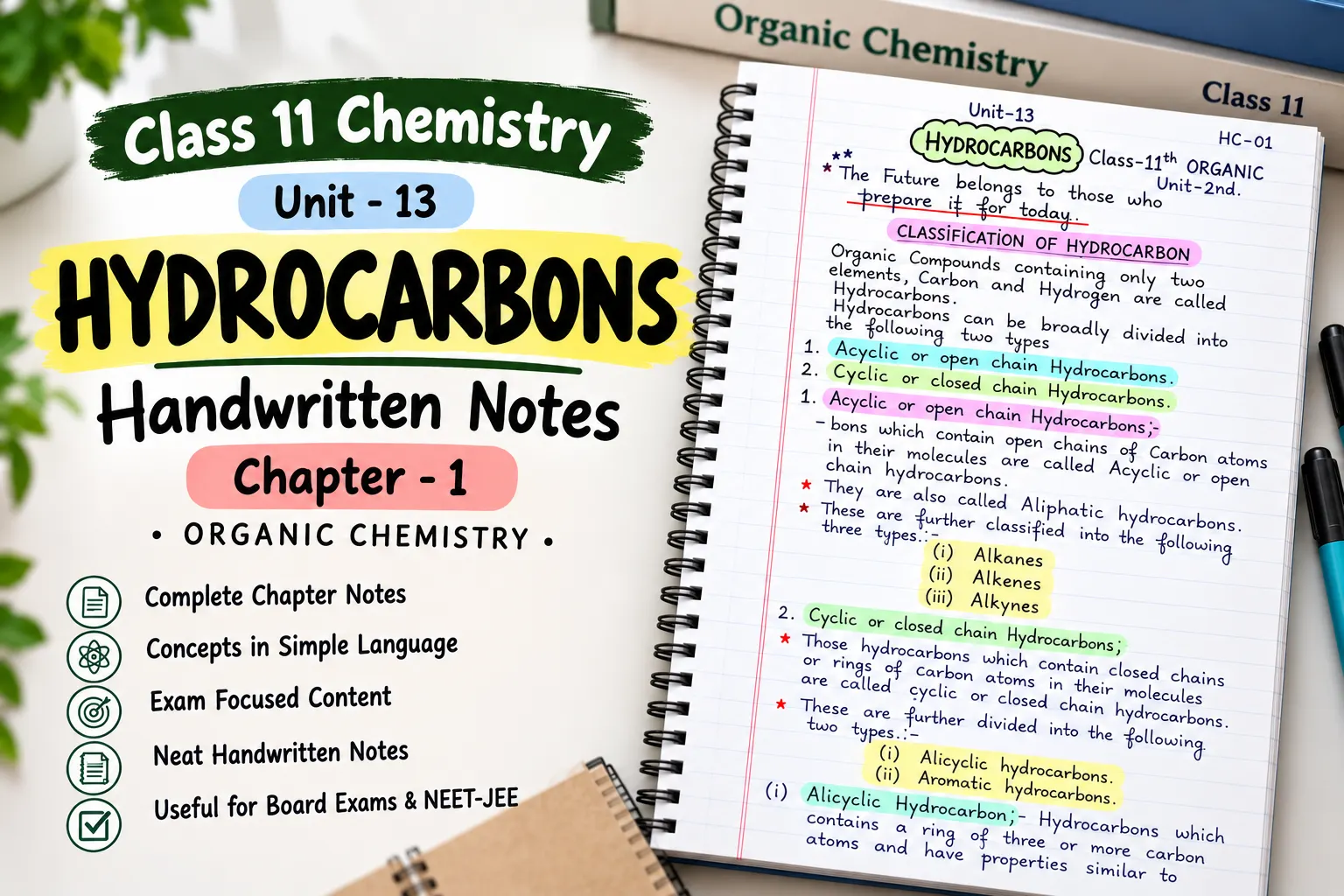 Hydrocarbon Class 11 Chemistry Notes