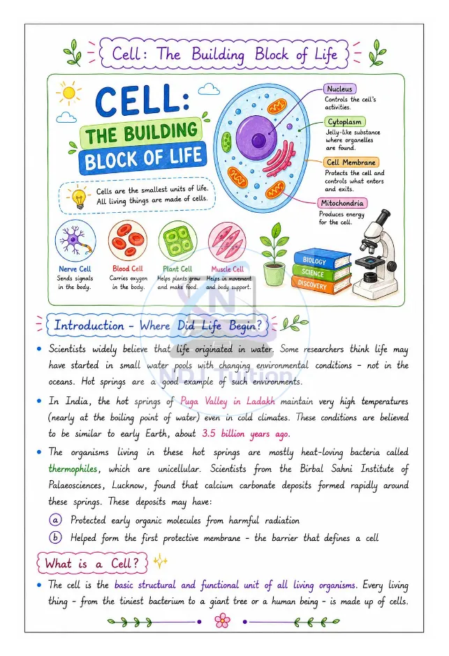 9th Science Colourful Handwritten Notes - Image 4